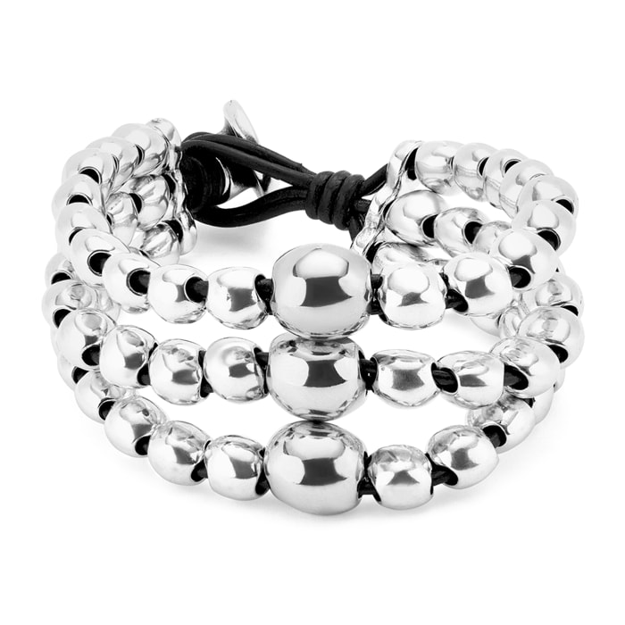 Pulsera SER INTRÉPIDA PLATEADO L