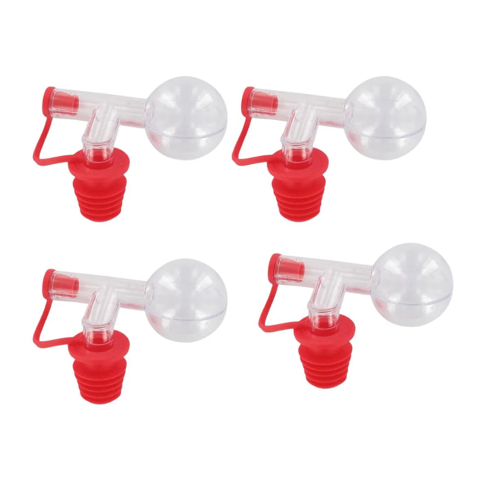 Lot de 4 bouchons doseurs boules 2,5 cl Fackelmann