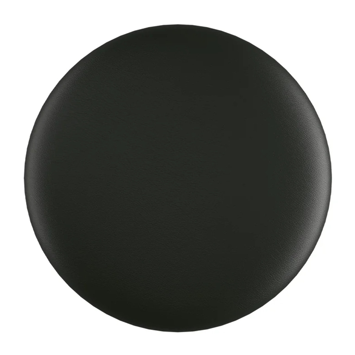 Lot de 2 tabourets pour îlot central 66 cm en cuir synthétique noir - Vahina