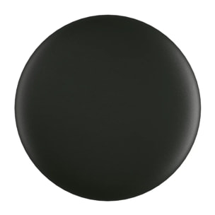 Lot de 2 tabourets pour îlot central 66 cm en cuir synthétique noir - Vahina