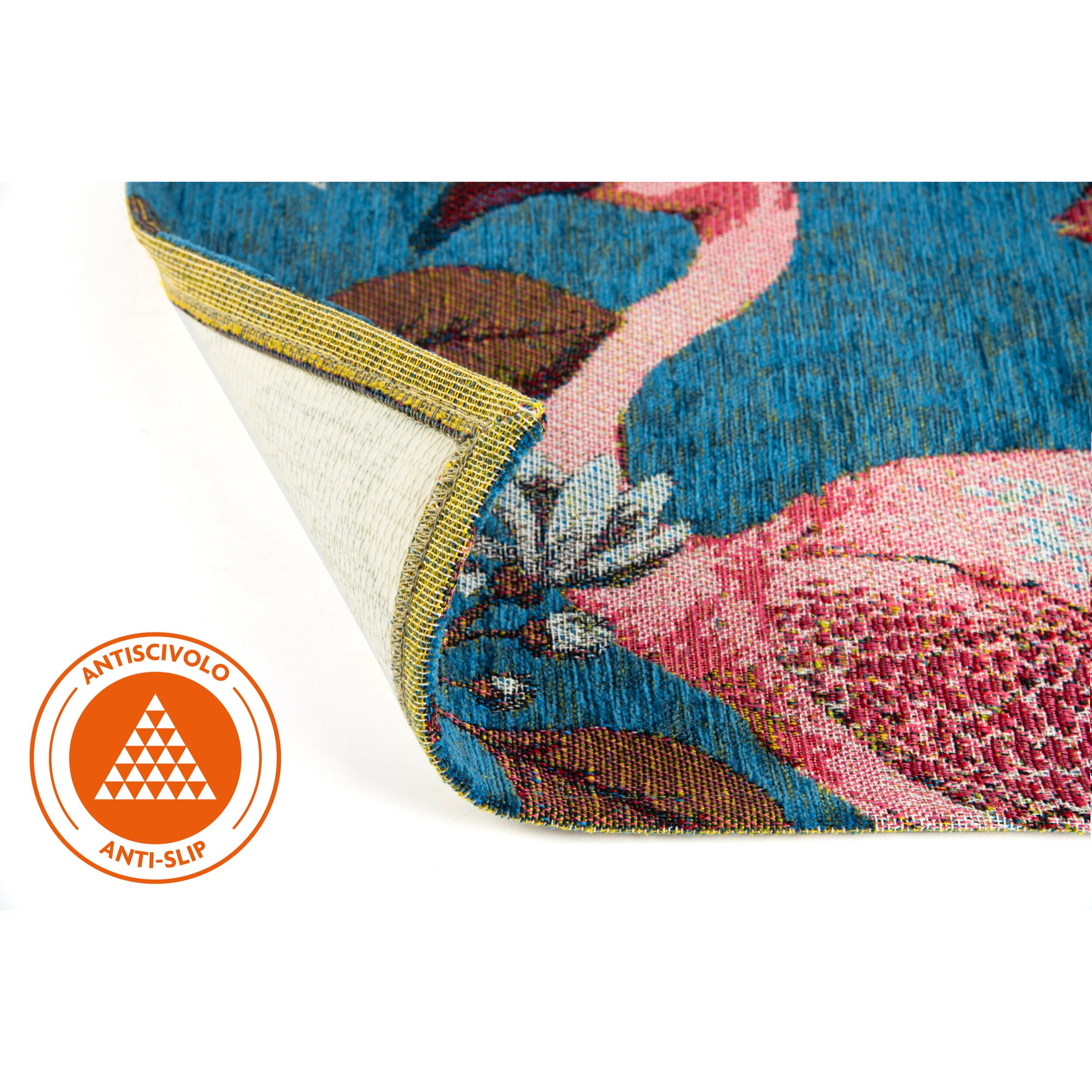 Runner da pavimento Excelsa Rhapsody poliestere e cotone 55x110x0,7 cm multicolore