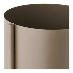 Supporto portavasi a 3 livelli in acciaio marrone 22,5x23x75,5 cm