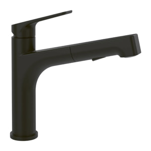 Robinet de cuisine avec douchette VILLEROY & BOCH Junis Sky Shower Noir mat