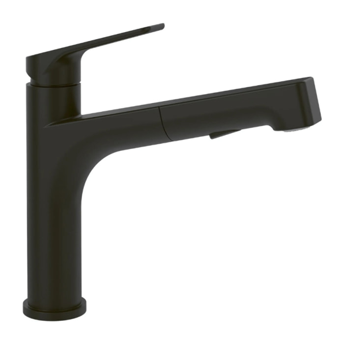 Robinet de cuisine avec douchette VILLEROY & BOCH Junis Sky Shower Noir mat
