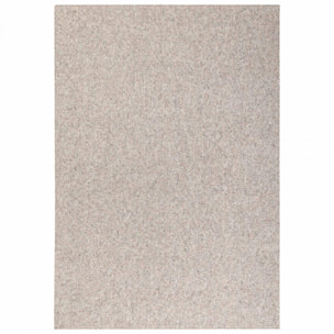 Tapis salon, motif faux uni, poils ras, look chaleureux, entretien