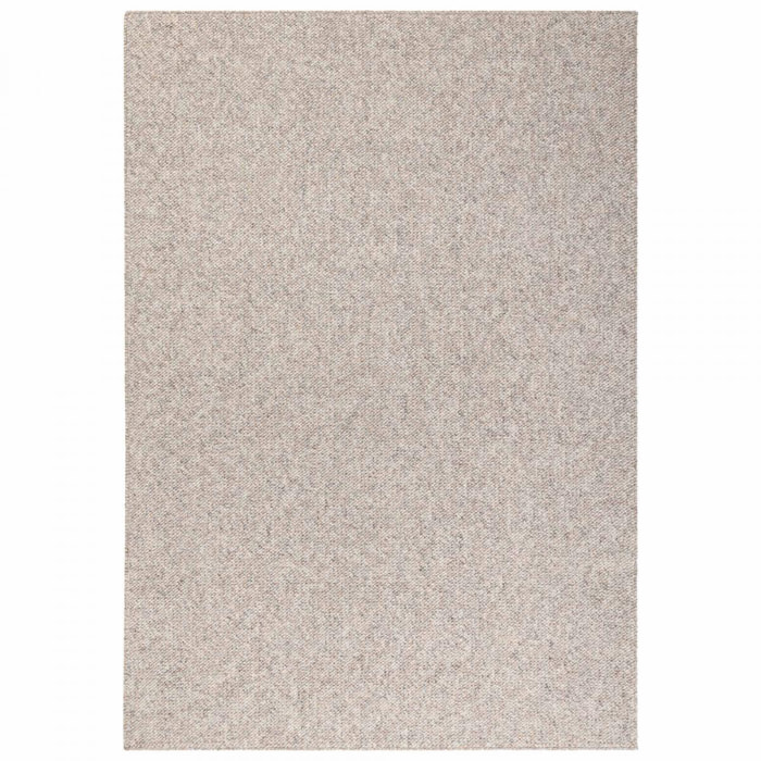 Tapis salon, motif faux uni, poils ras, look chaleureux, entretien