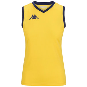 Maglie gioco Kappa Bambina Kappa4Volley Giella Giallo