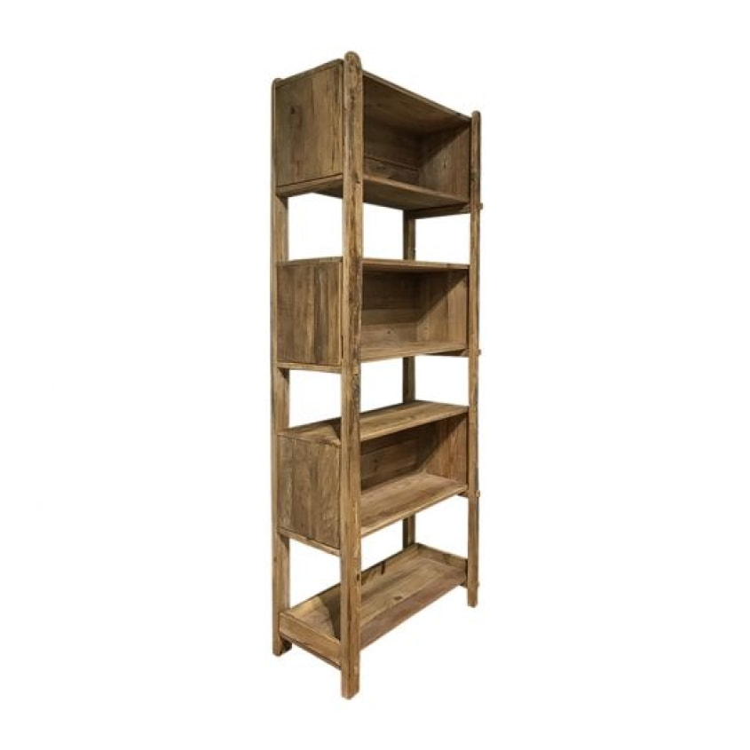 Étagère avec 4 niches en bois de pin recyclé H. 200cm - ORIGIN