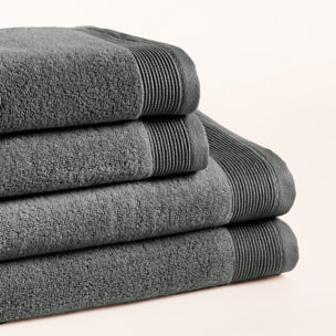 Lot de 4 serviettes en acier Harmony - Zero Twist - 600 grammes