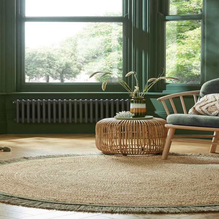Tapis en jute KAHANA Vert