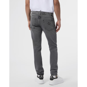 PHILIPP PLEIN Basic Straight Cut Jeans