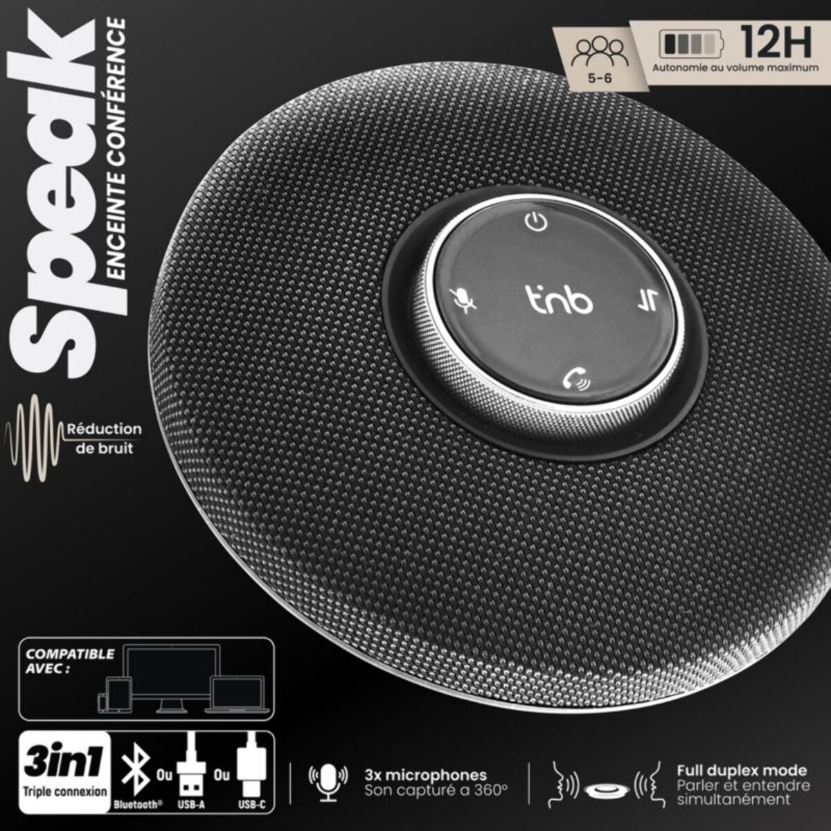 Haut parleur conférence TNB Speaker-phone