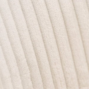 Lot de 2 chaises en velours côtelé et métal chromé - DULCE