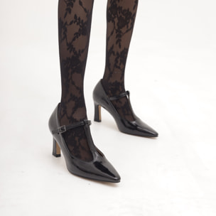 T-BAR CON TACCO NERO