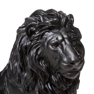 Statuette "Lion" - noir H80 cm