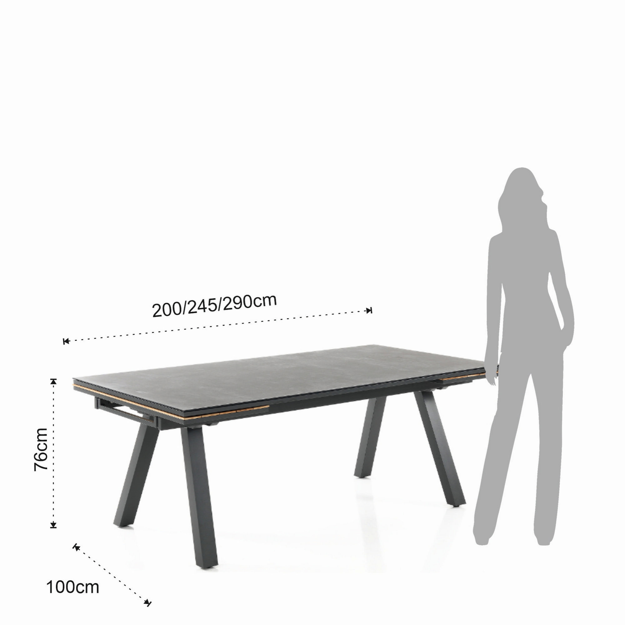 TOMASUCCI tavolo allungabile THILIA Multicolore