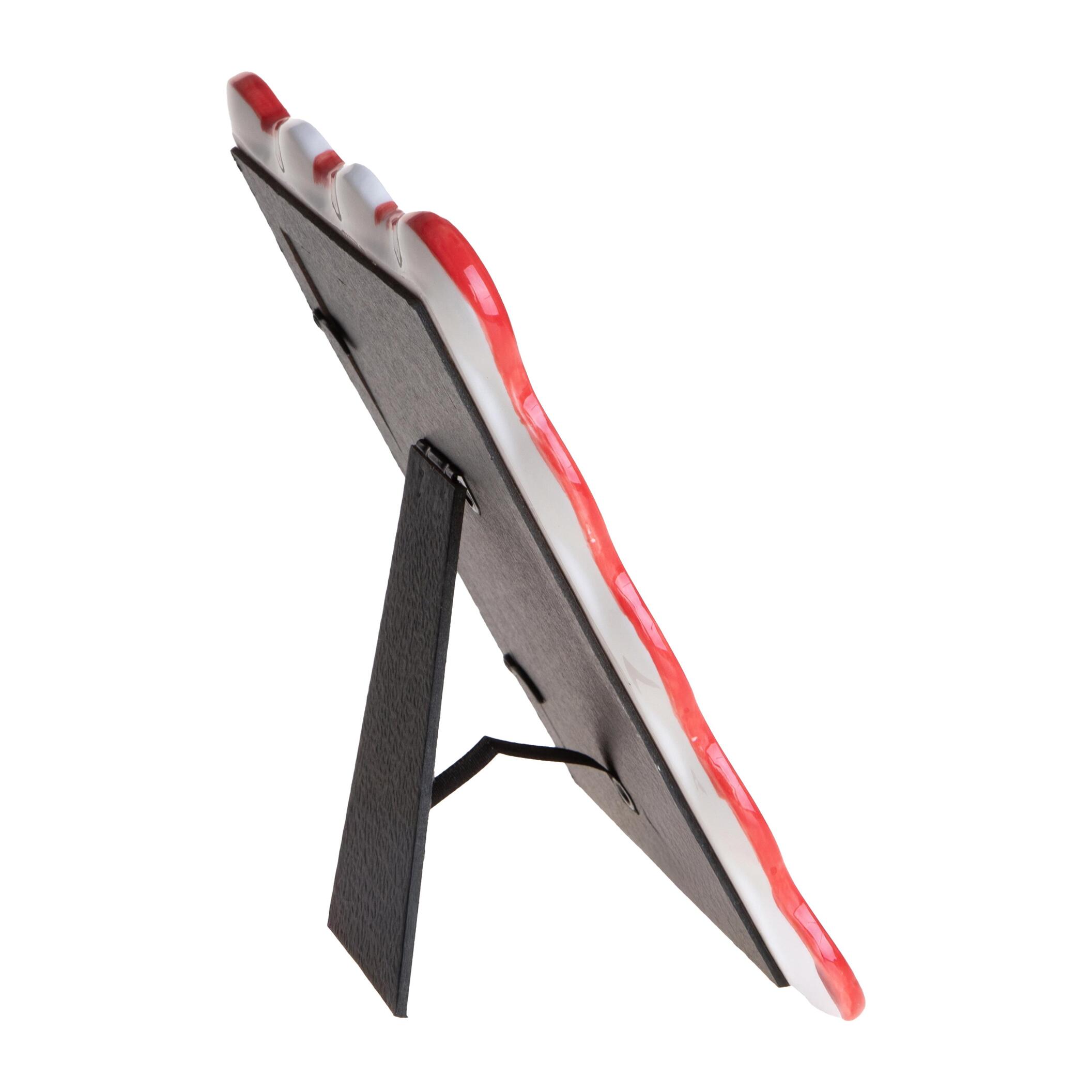 Porta foto con righe - 10xH16x2cm - Pezzi 3 - Bianchi Dino SpA