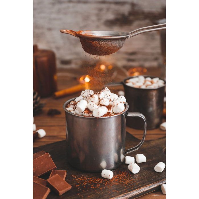 Tableau cuisine un chocolat bien gourmand..  Toile imprimée