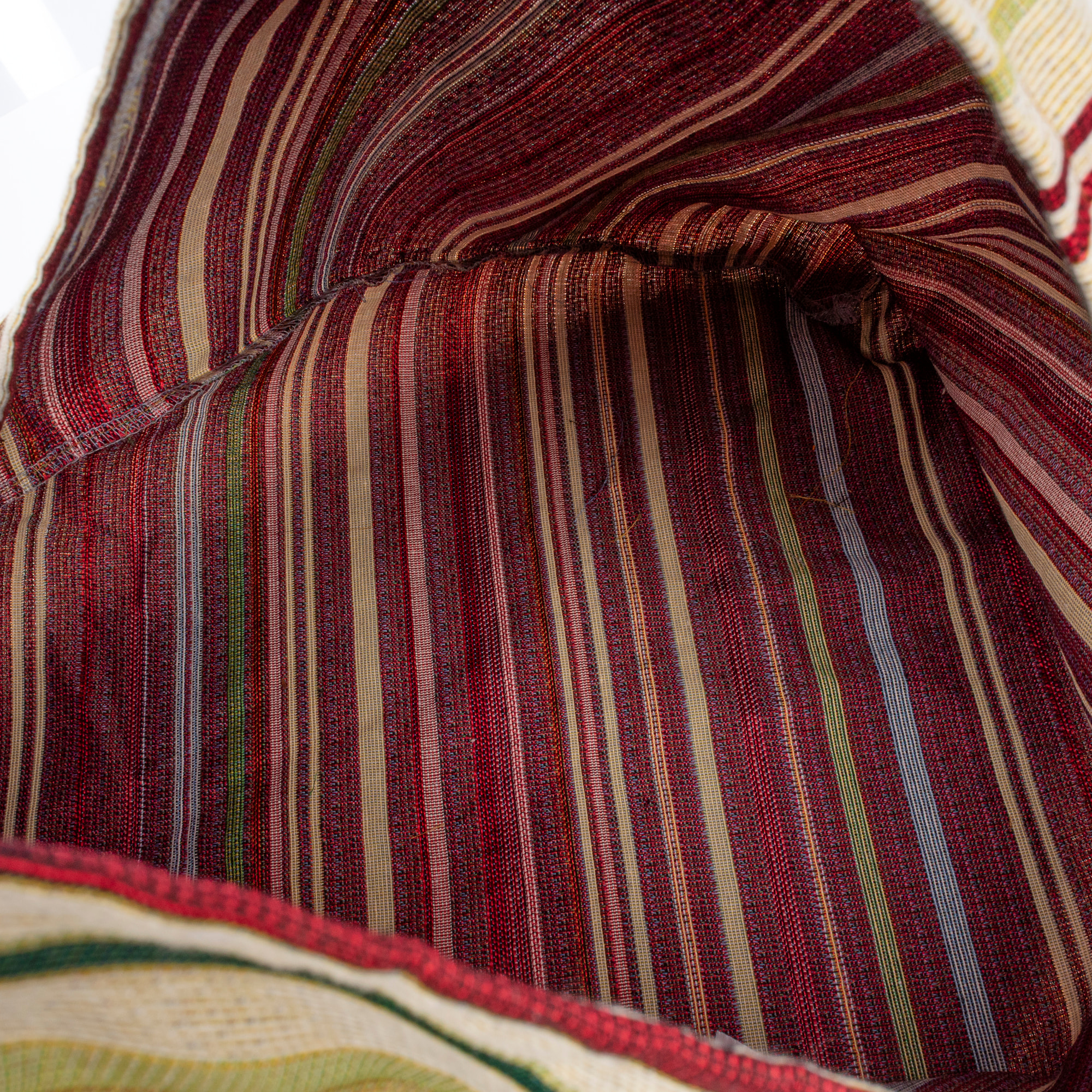 Banzi borsa Shopper in cotone, con manico in pelle. Design esclusivo.