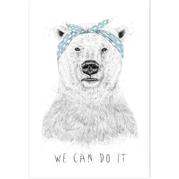 Affiche enfant, nous pouvons le faire Affiche seule