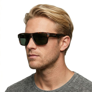 Gafas PALOALTO modelo SNOW en color Montura mate de carey con lentes polarizadas G15 verdes.