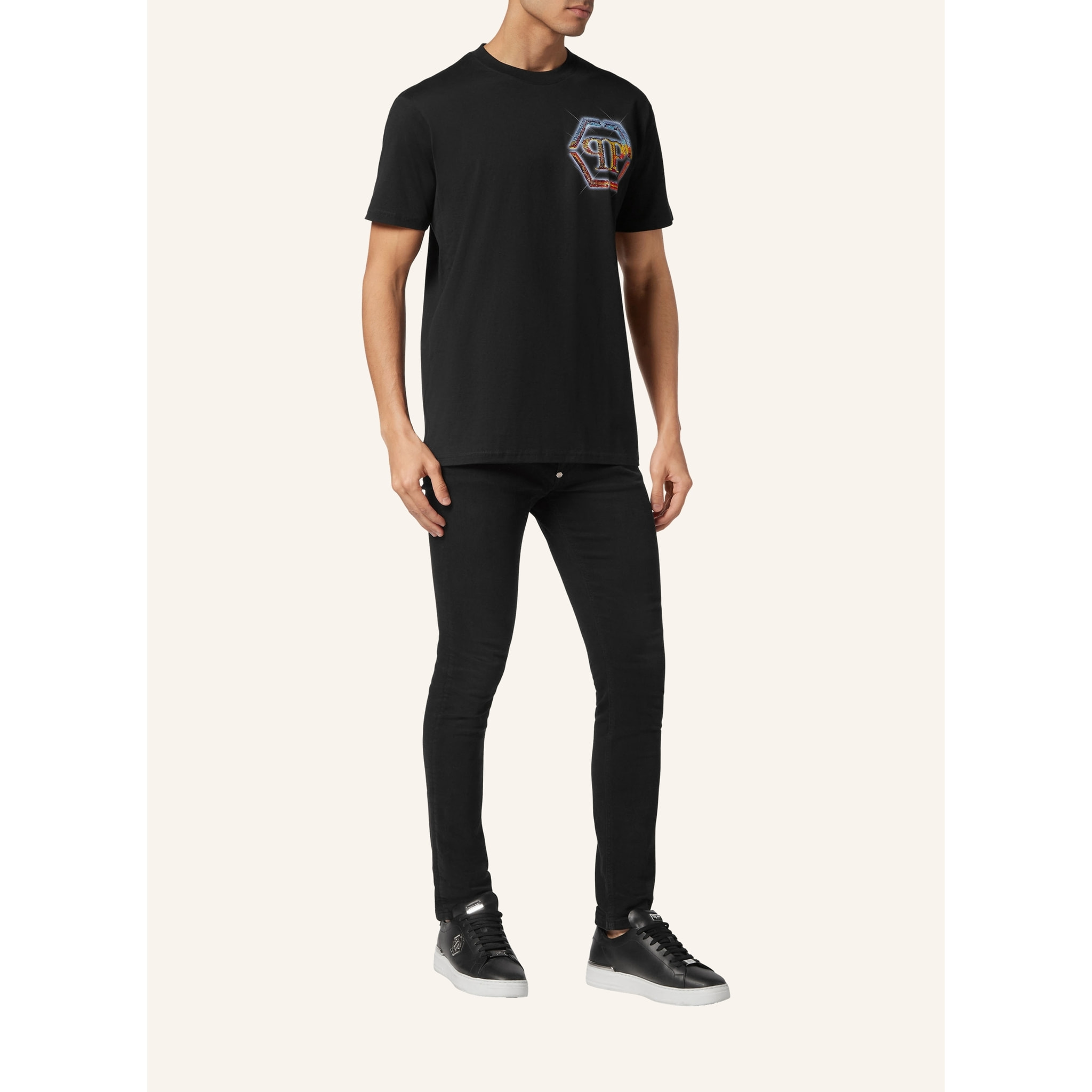 PHILIPP PLEIN Maglietta a girocollo HEXAGON