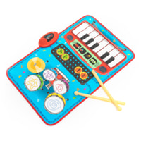 Tappeto musicale interattivo 2 in 1 Beats'N'Tunes InnovaGoods - blu - 70x50x2 cm