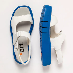 Sandalias 1856 NAPPA WHITE-BLUE/ MALAGA color White-blue