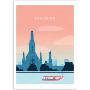 Affiche - Bangkok - Katinka Reinke