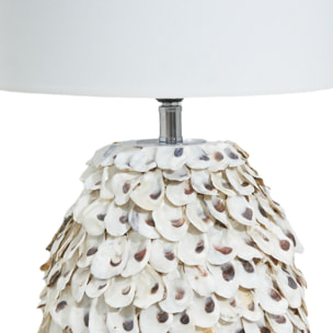 Lampada in bamboo e conchiglie Riviera