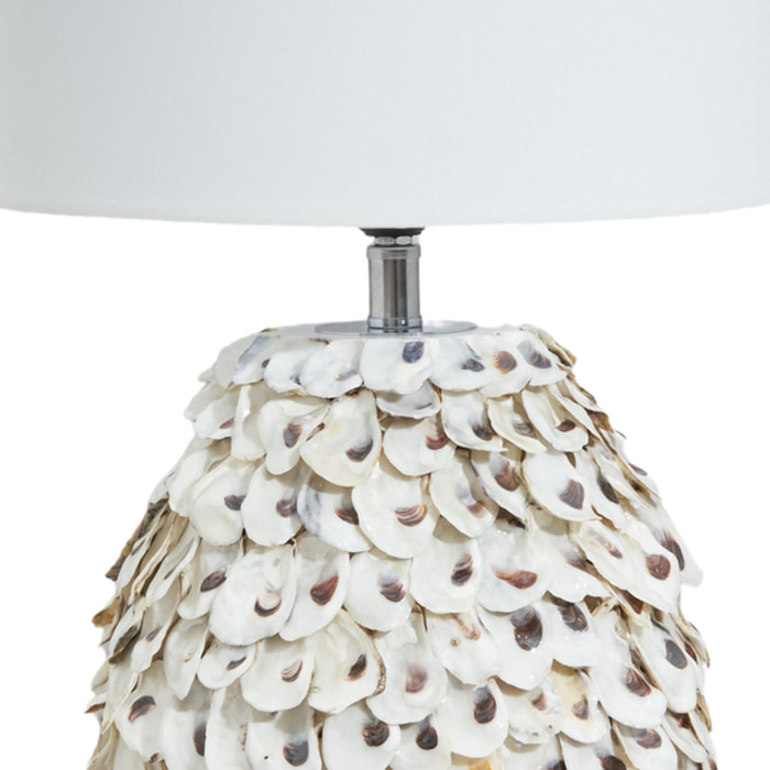 Lampada in bamboo e conchiglie Riviera