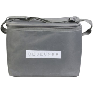 Lunch bag COOK CONCEPT FRAICHEUR GRIS 6.8L M12 KA4299