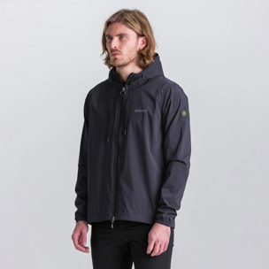 Pluvia Men's Rain Jacket With Hood - Noir - Noir
