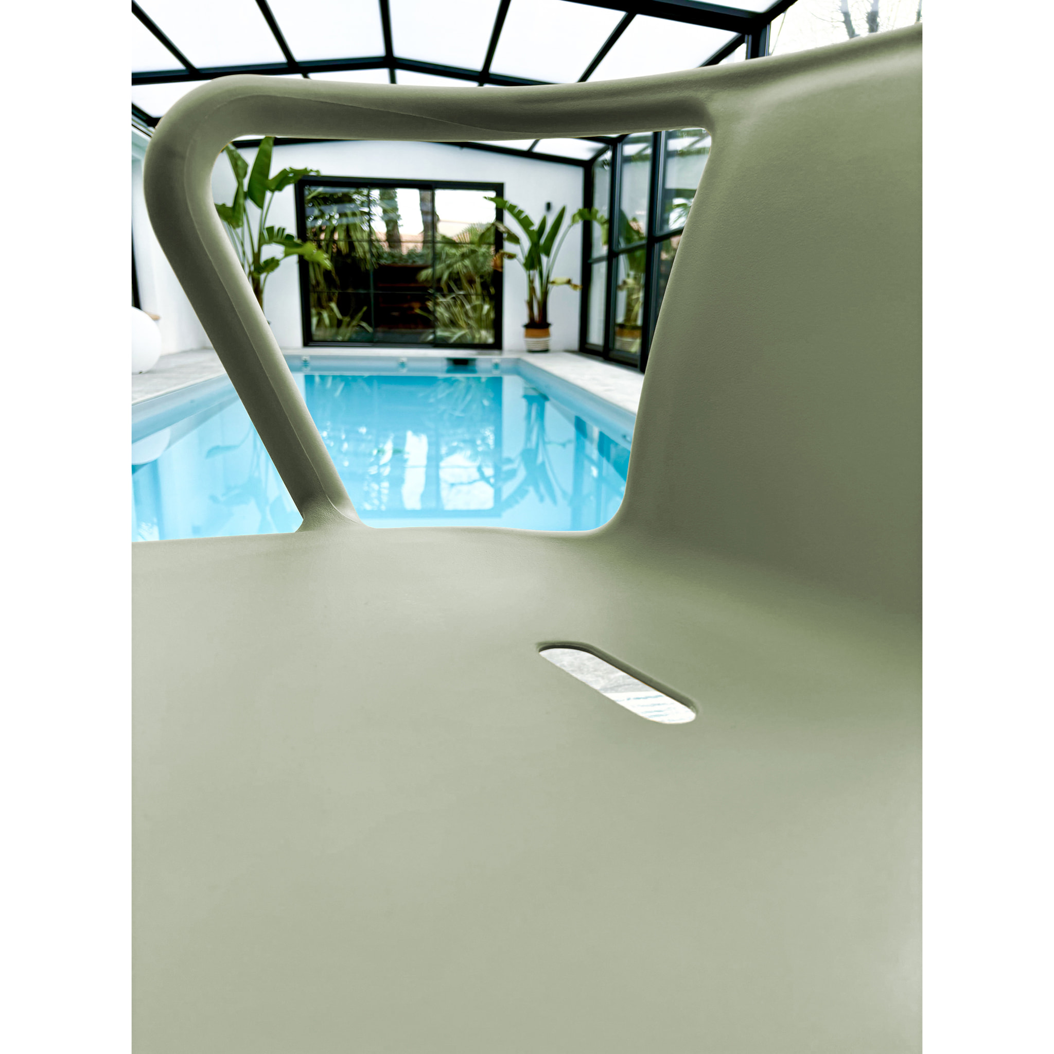 DIEGO - Lot de 2 fauteuils de jardin empilables en Polypropylène