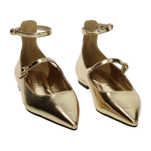 Ballerine oro a punta