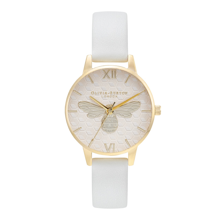 Reloj Olivia Burton OB16FB24 Mujer Analogico Cuarzo con Correa de Piel sintetica