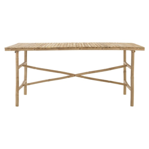 VITAL - Table à manger en bambou 160x80cm