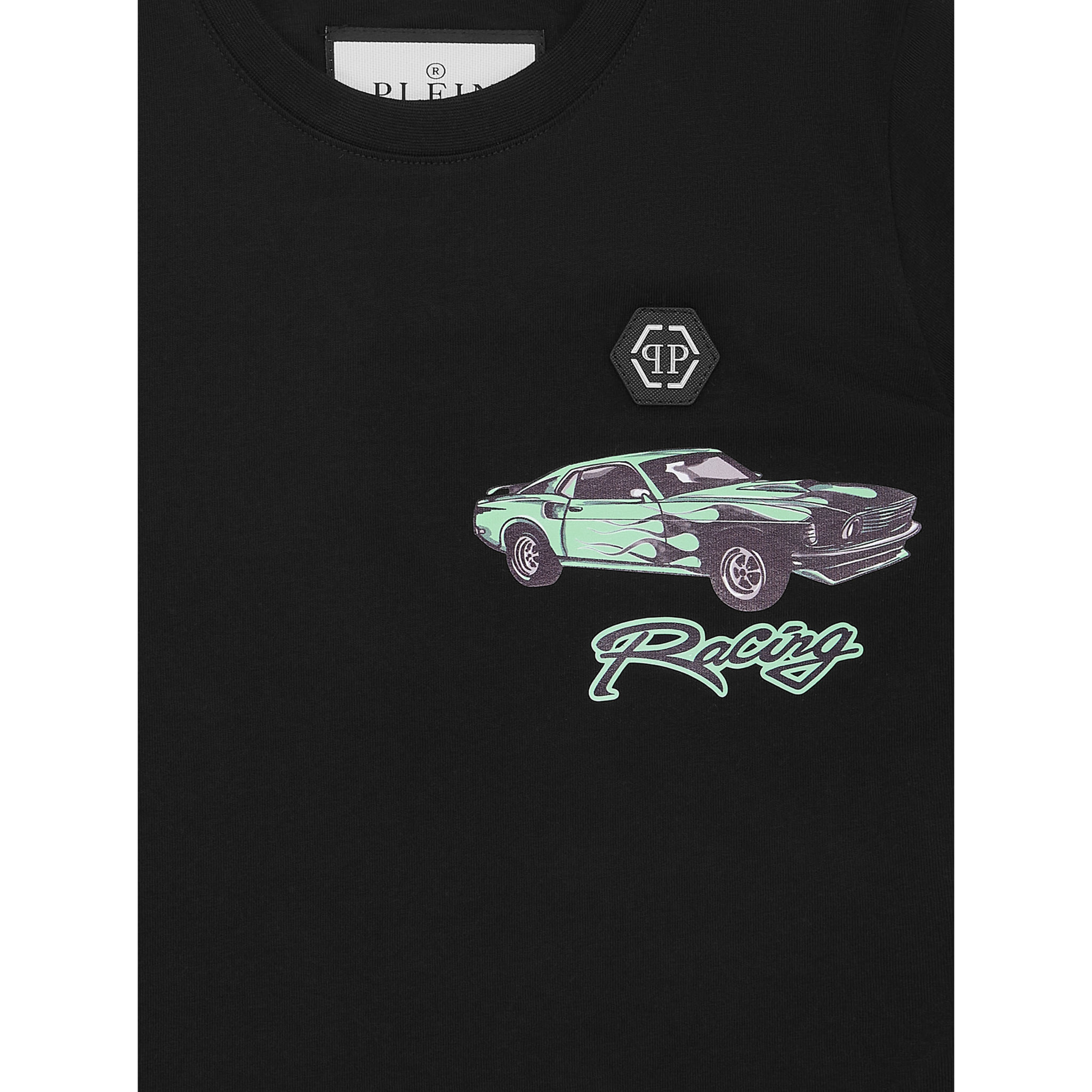 PHILIPP PLEIN Camiseta Cuello Redondo Ss RACING