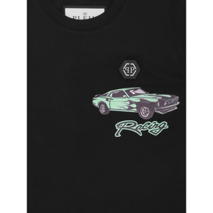 PHILIPP PLEIN Camiseta Cuello Redondo Ss RACING