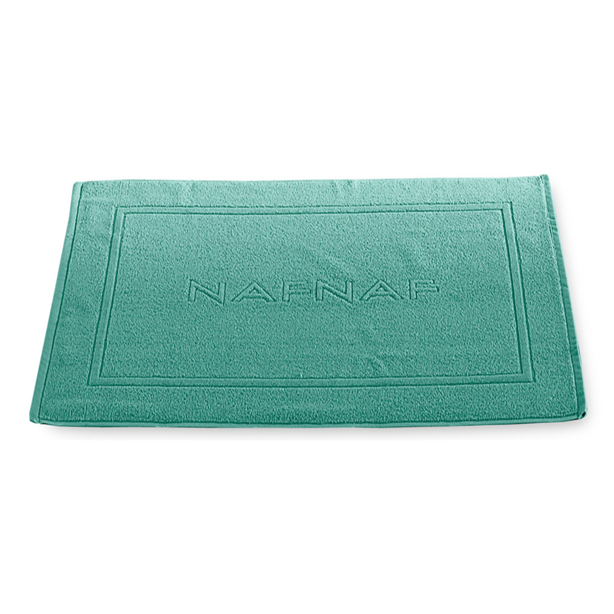 Alfombra de baño CASUAL aguamarina 50x80 cm - 100% algodón -
