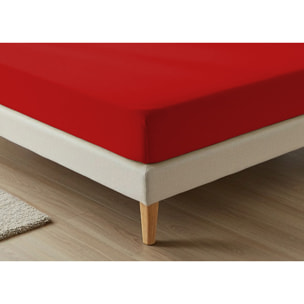 Lenzuolo Sotto Con Angoli No Stiro Tinta Unita Francesca Bordeaux