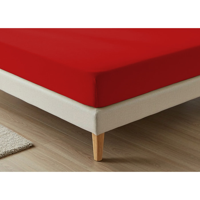 Lenzuolo Sotto Con Angoli No Stiro Tinta Unita Francesca Bordeaux