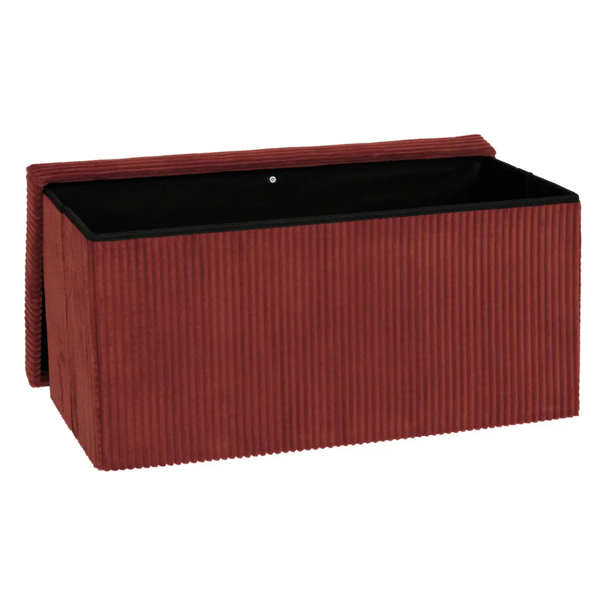 Pouf pliant Arum ambre 76x38cm