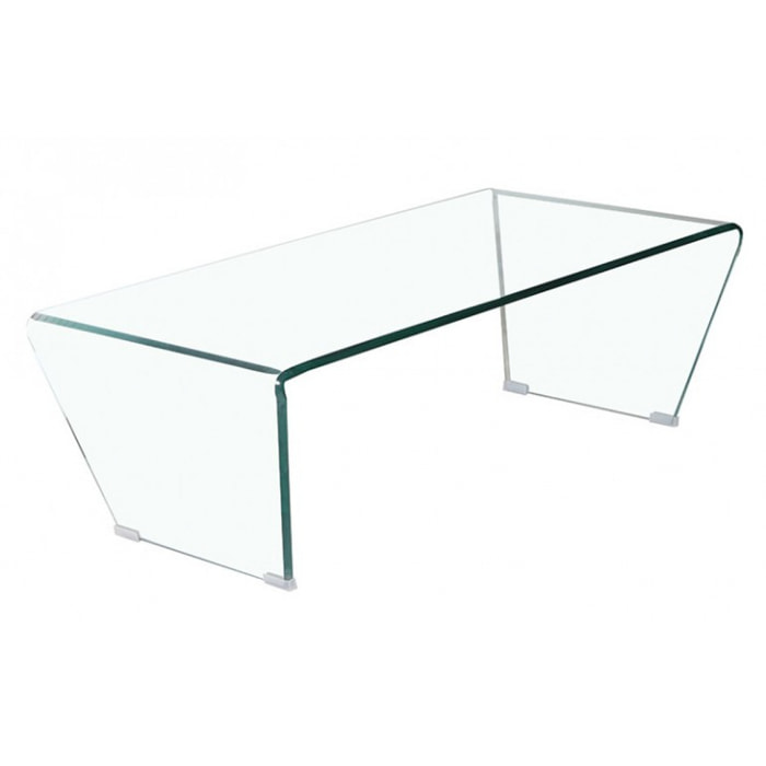 Table basse design en verre trempé - DIAMOND