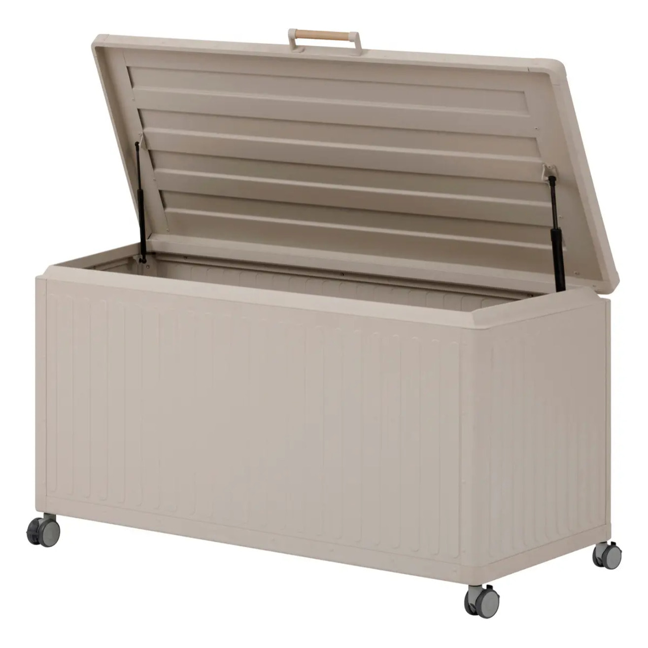 Coffre de rangement "Edenio" argile S 130 x 60,4 x 78cm en aluminium