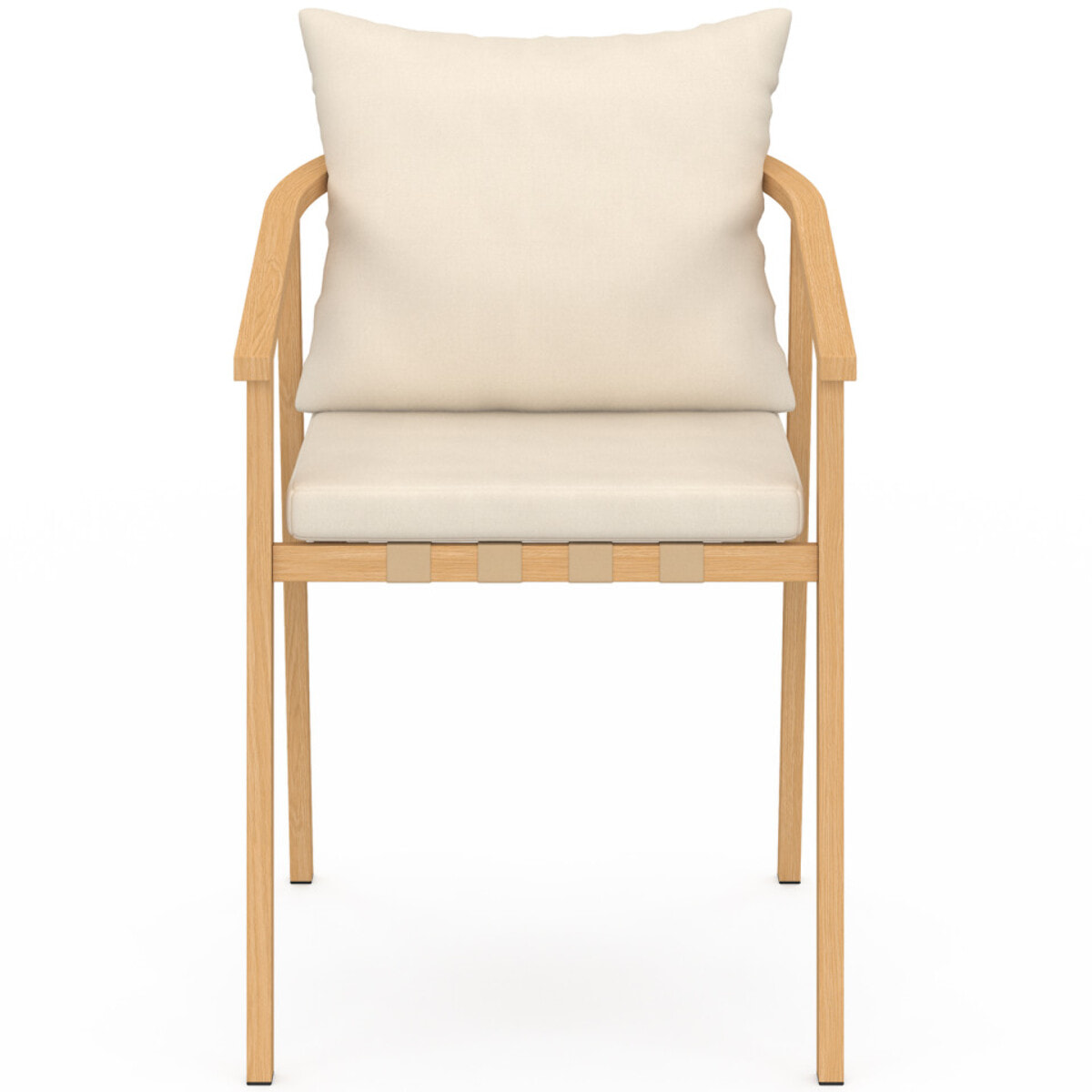 Ensemble repas Hortensia 6 places métal effet bois