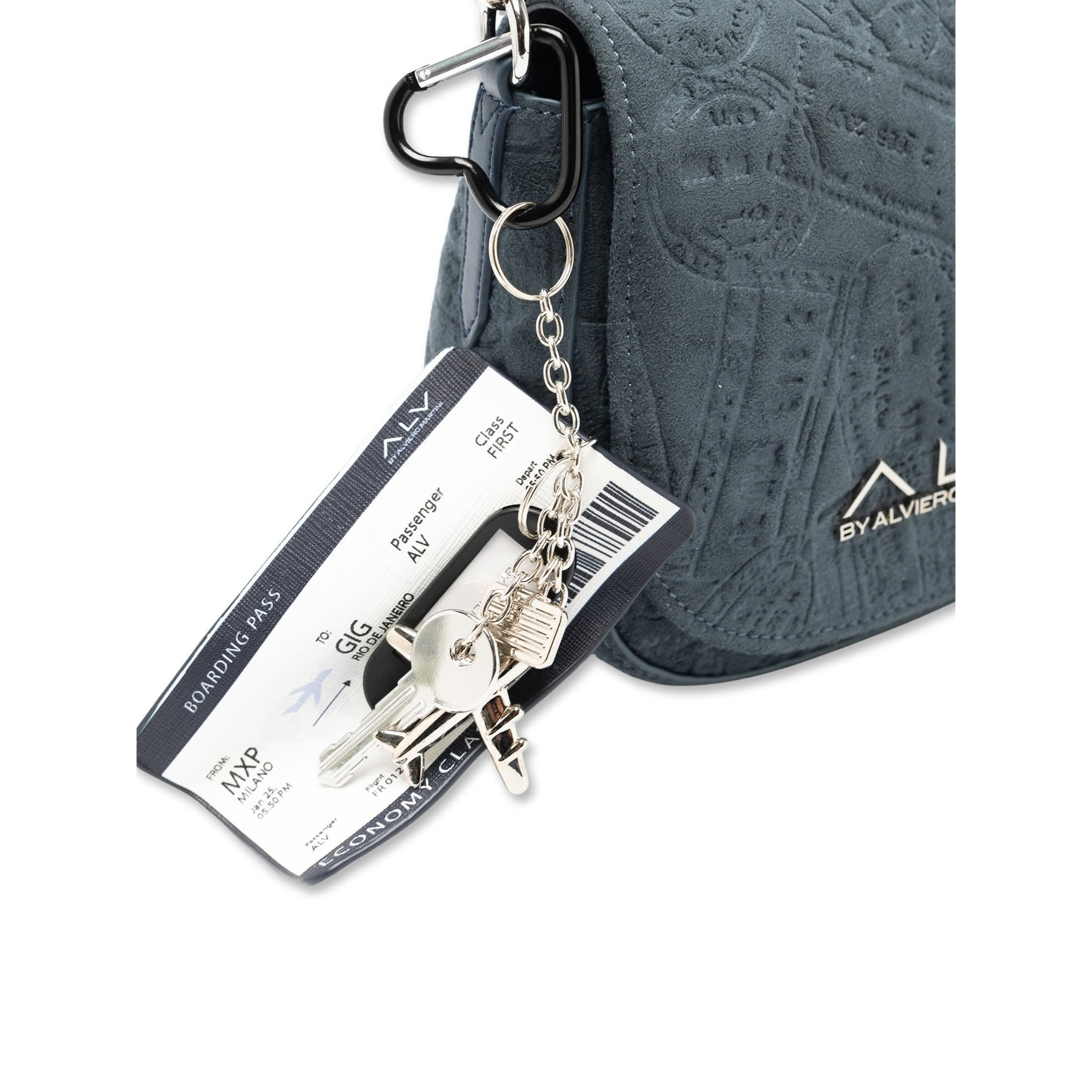 Borsa a tracolla da donna - Modello Elianthe - 100% poliuretano - 20.0 x 14.0 x 7.0 cm