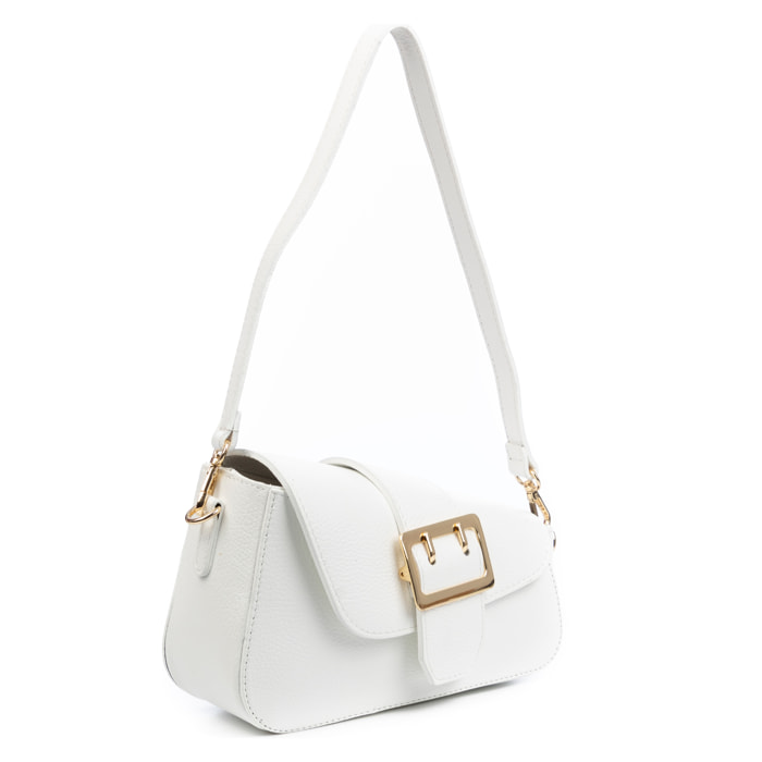 Barzago Bolso de hombro Mujer. Piel auténtica Dollaro