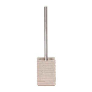 Brosse Wc avec support Polyresine LUND Beige MSV