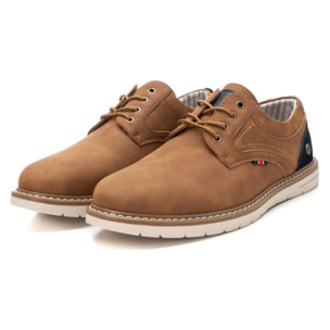 Zapato blucher/derby camel